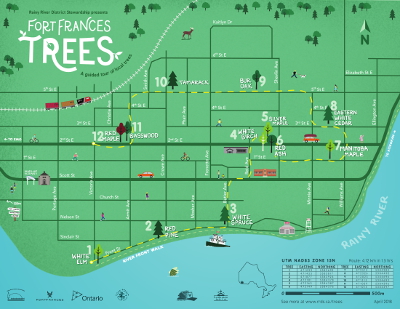 Fort Frances Trees Map Preview